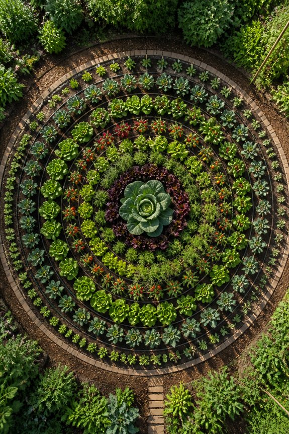 mandala garden layout design