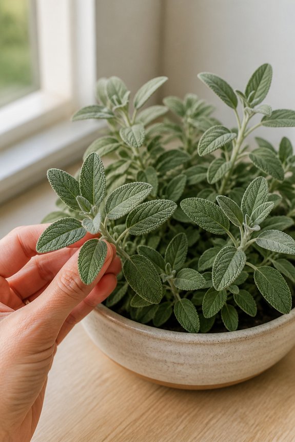 miniature edible herb gardens