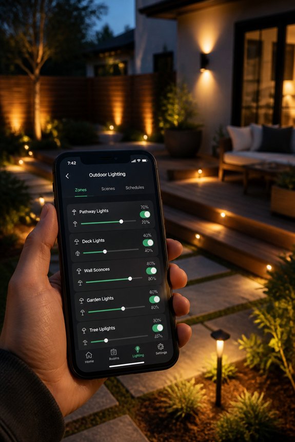 mobile controlled smart lighting
