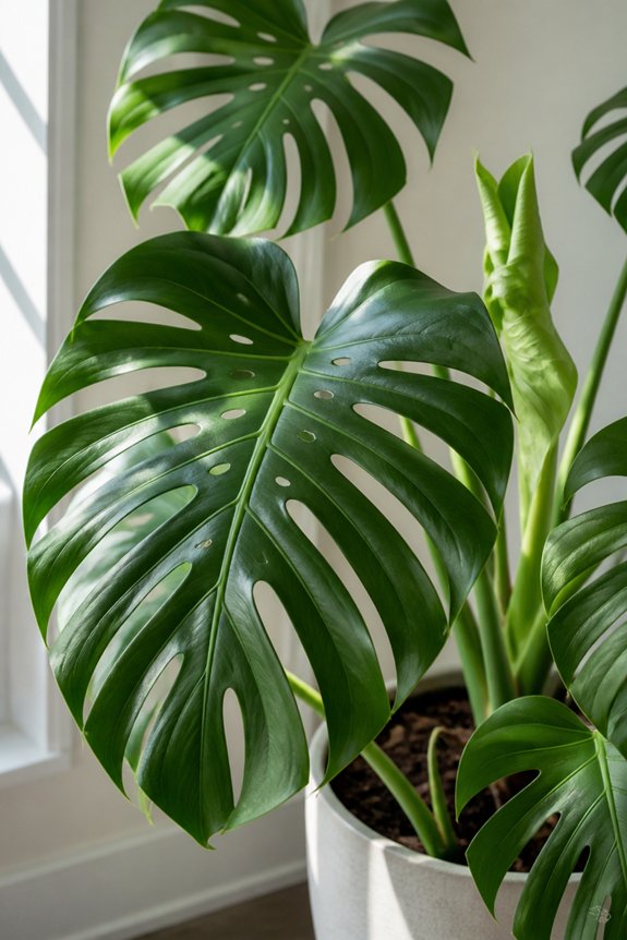 monstera fenestration growth indicators