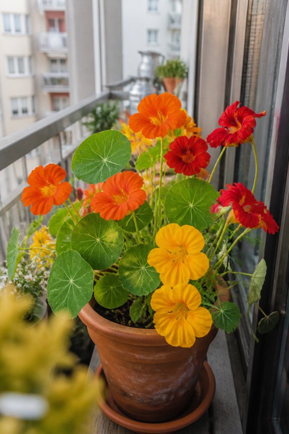 nasturtiums as edible traps