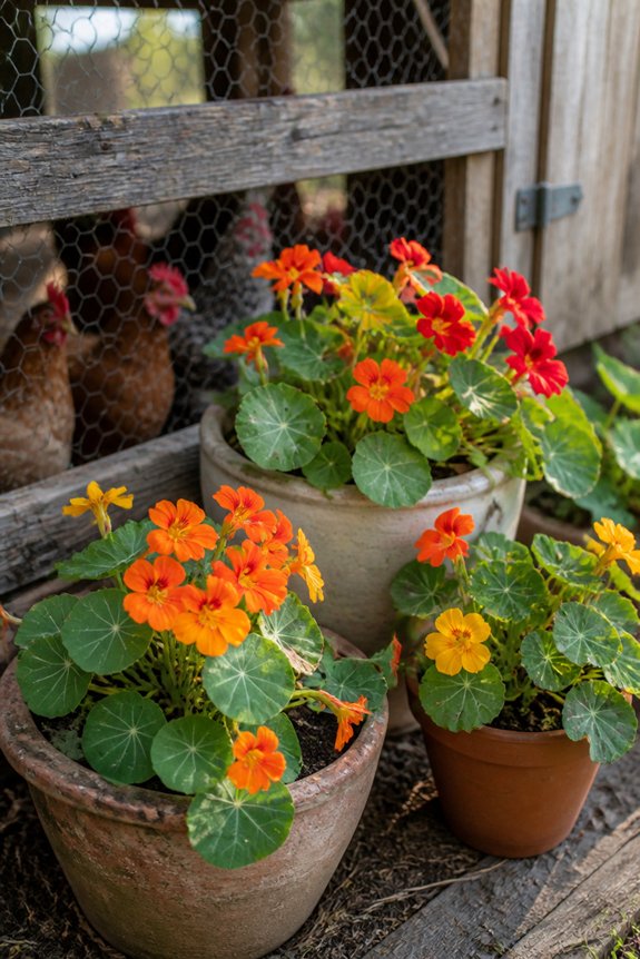 nasturtiums attract and protect