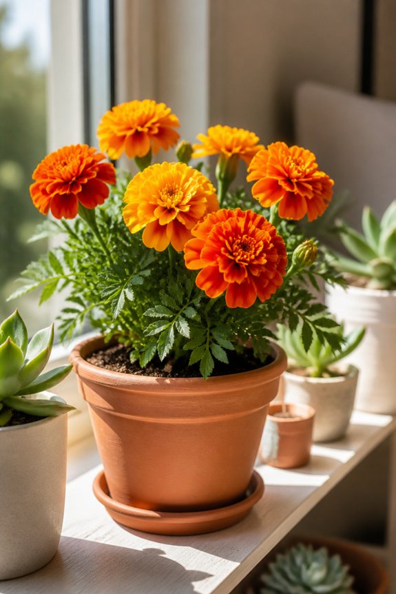 pest repelling container flowers