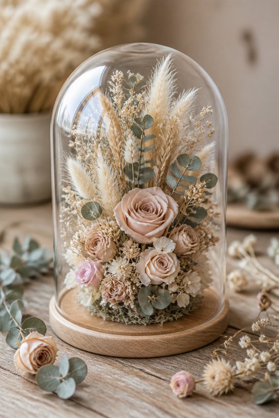 preserving dried flowers elegantly