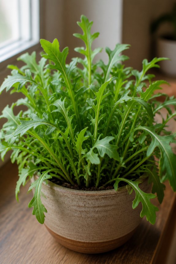 quick growing peppery greens