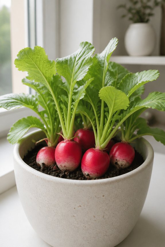 quick growing vegetables for containers