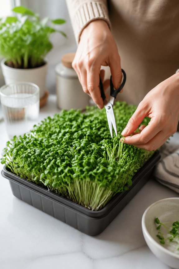 quick indoor vegetable growth