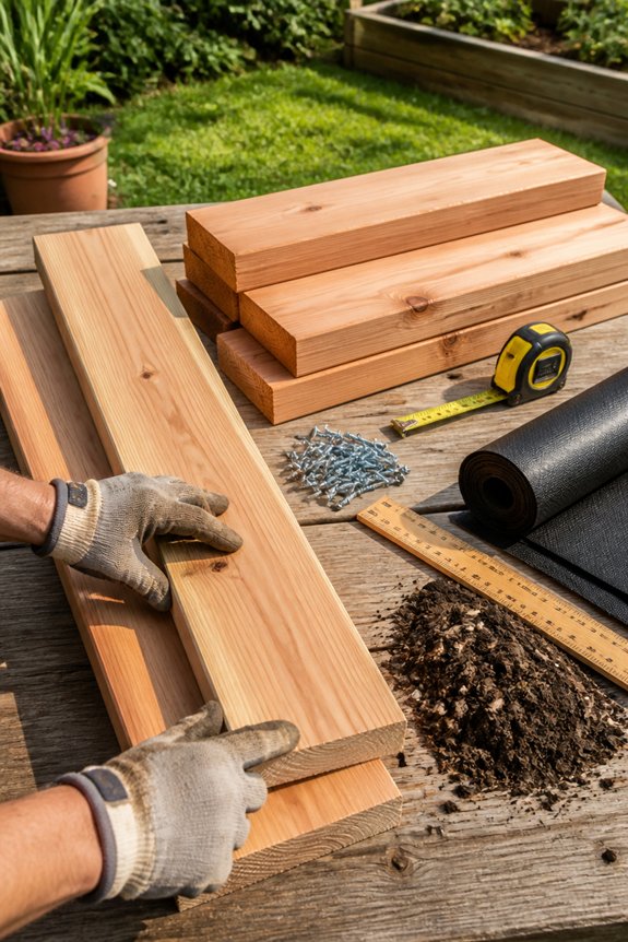raised bed material choices