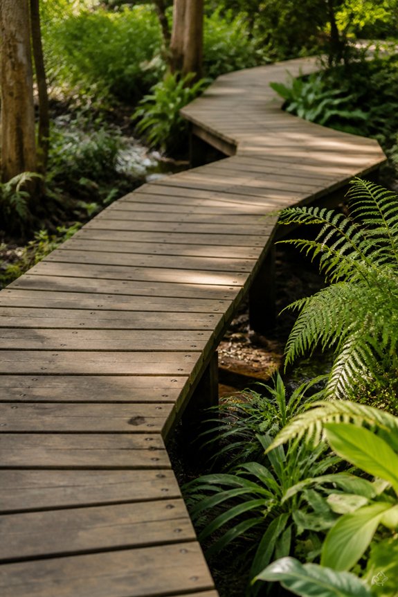 raised paths for wetlands