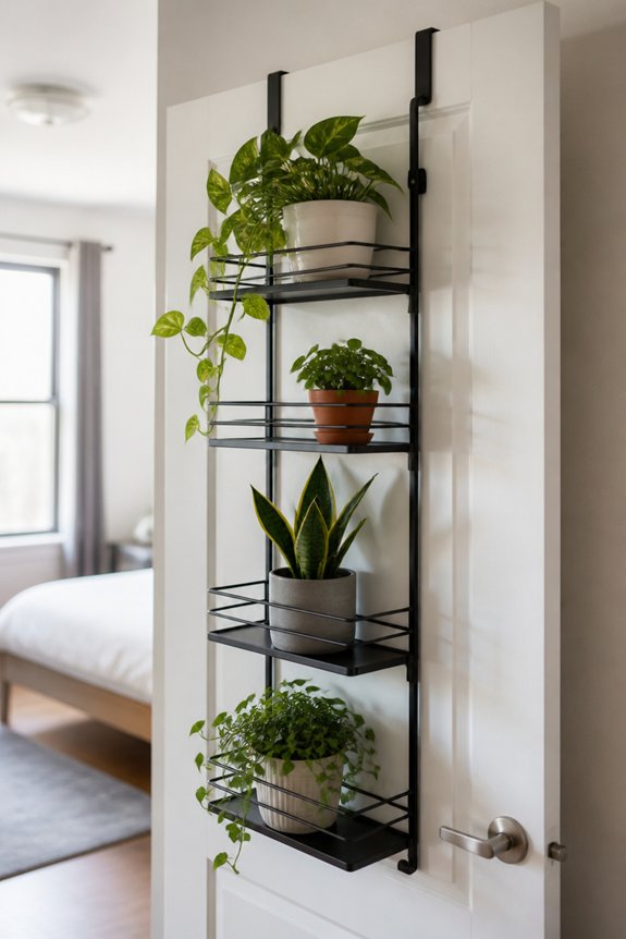 renters door plant racks