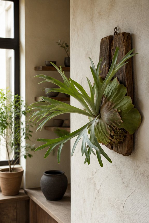 rugged antler like fronds