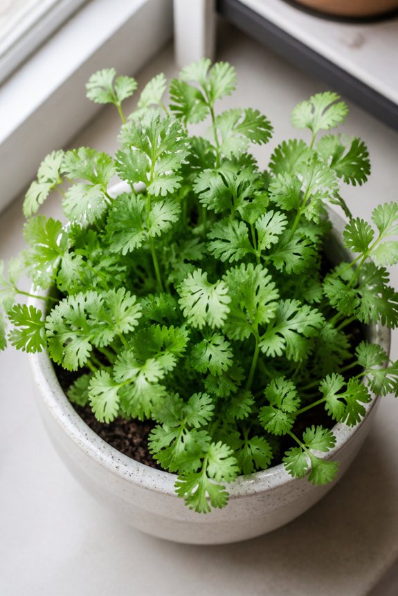 shade extends cilantro s harvest
