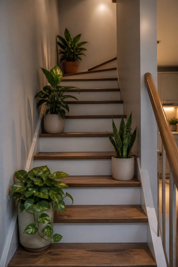 shade tolerant plants for stairways