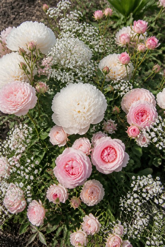 soft romantic garden aesthetics