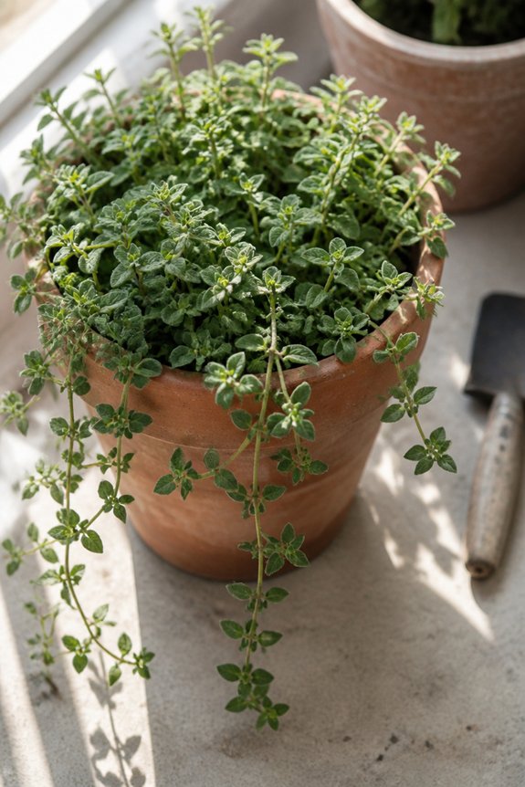 spreading herb for containers