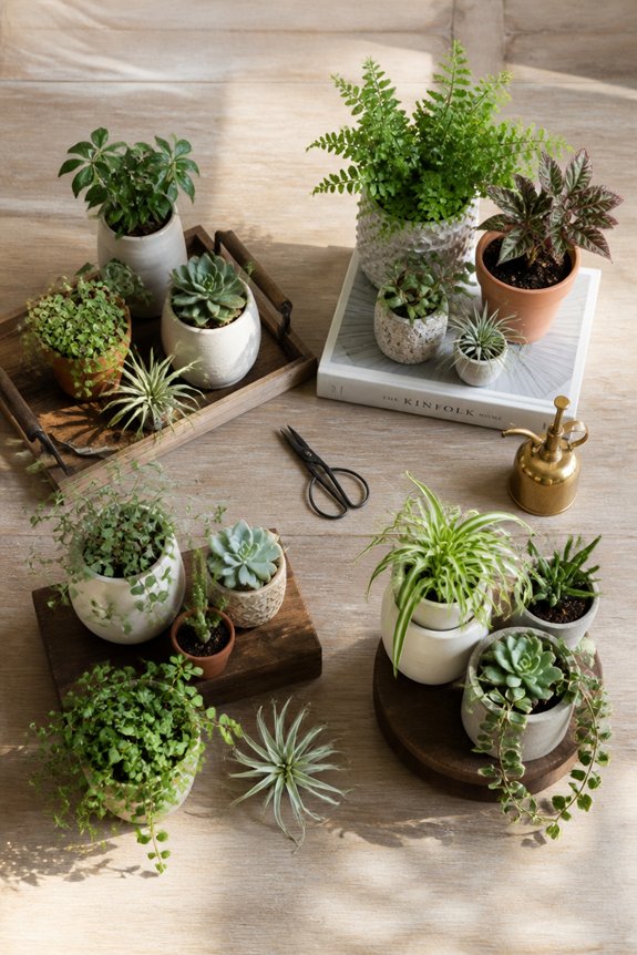stunning small plant arrangements