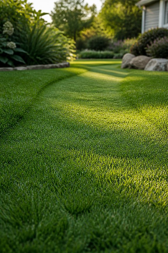 subtle grass path design