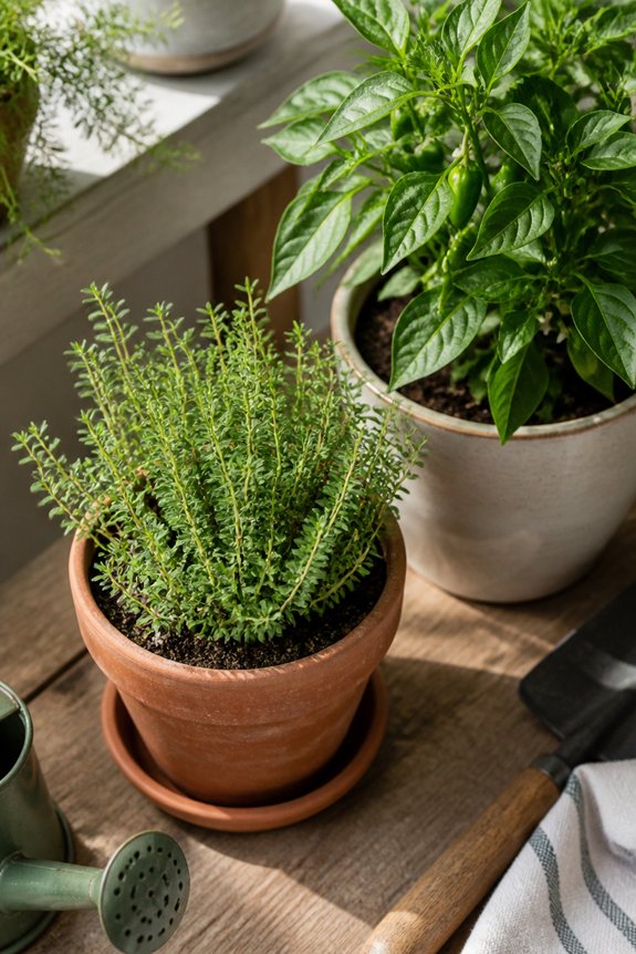 thyme repels spider mites