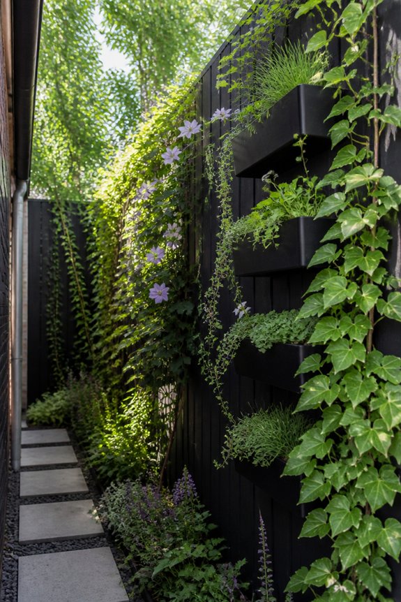 vertical gardening for depth