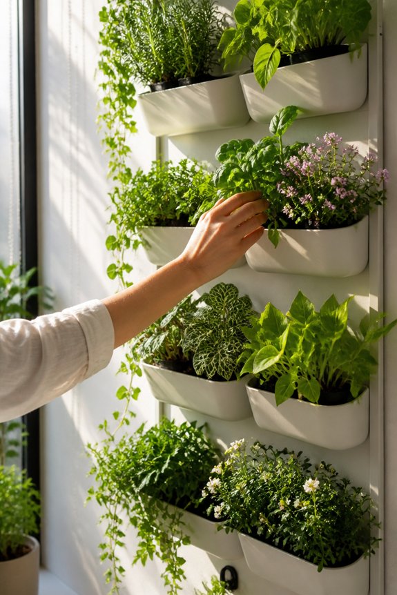 vertical gardening space saving solutions