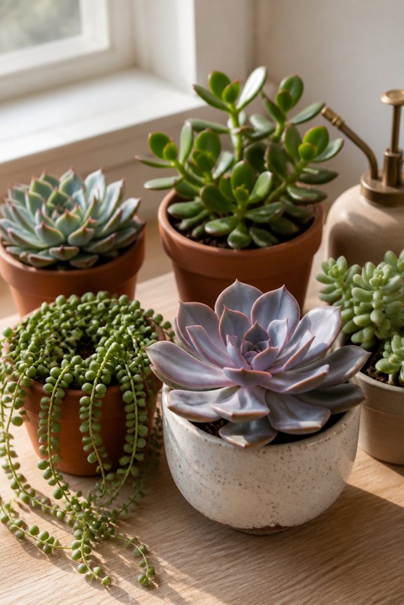water wise indoor succulent care
