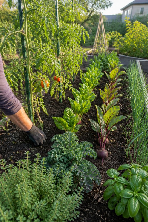year round family vegetable garden