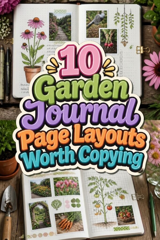 10 Garden Journal Page Layouts Worth Copying