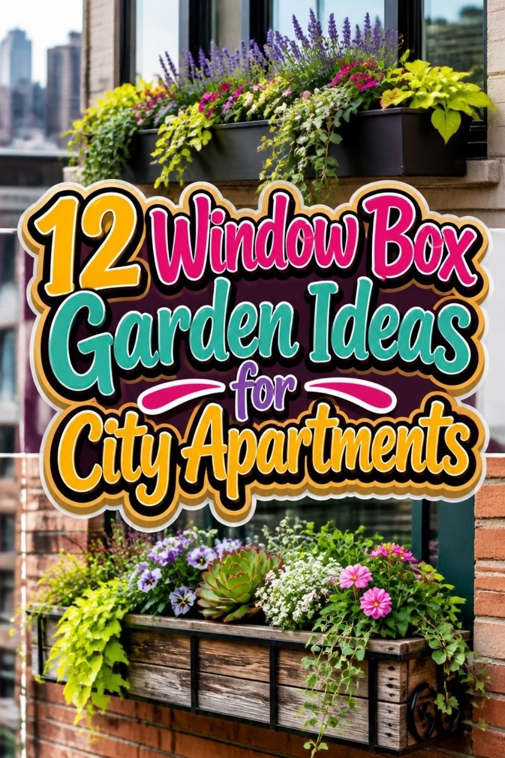 12 Window Box Garden Ideas for City Apartments