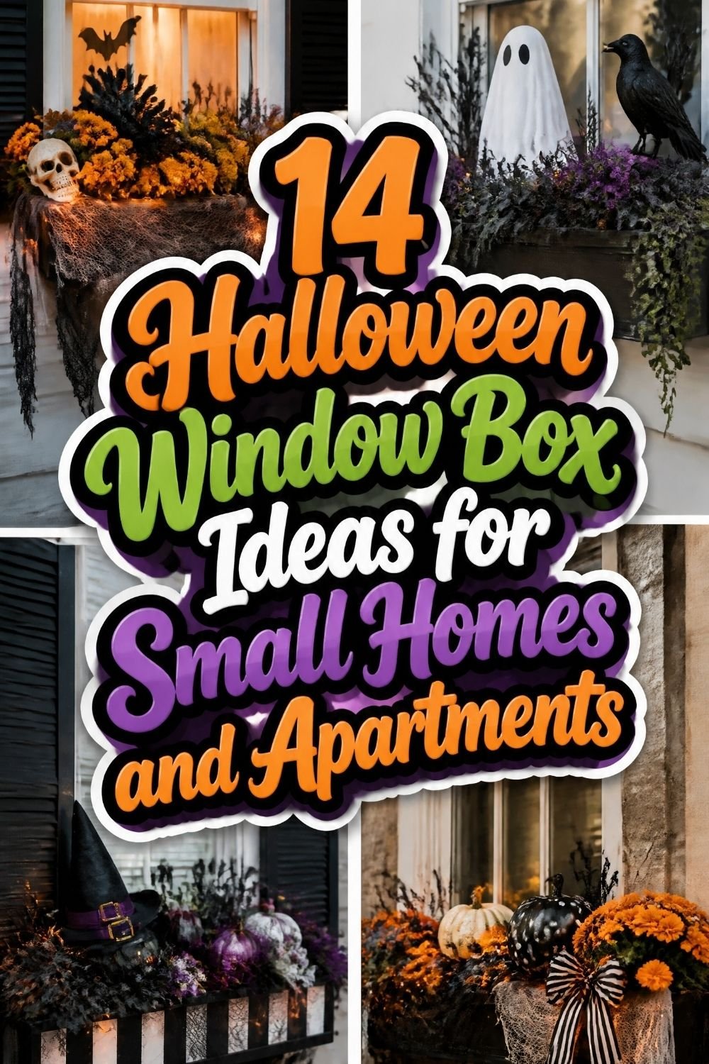 14 Halloween Window Box Ideas for Small Homes and Apartments