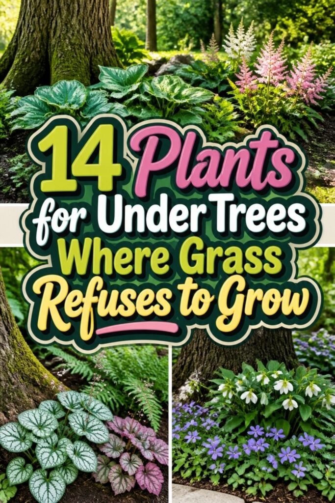 14 Plants for Under Trees Where Grass Refuses to Grow