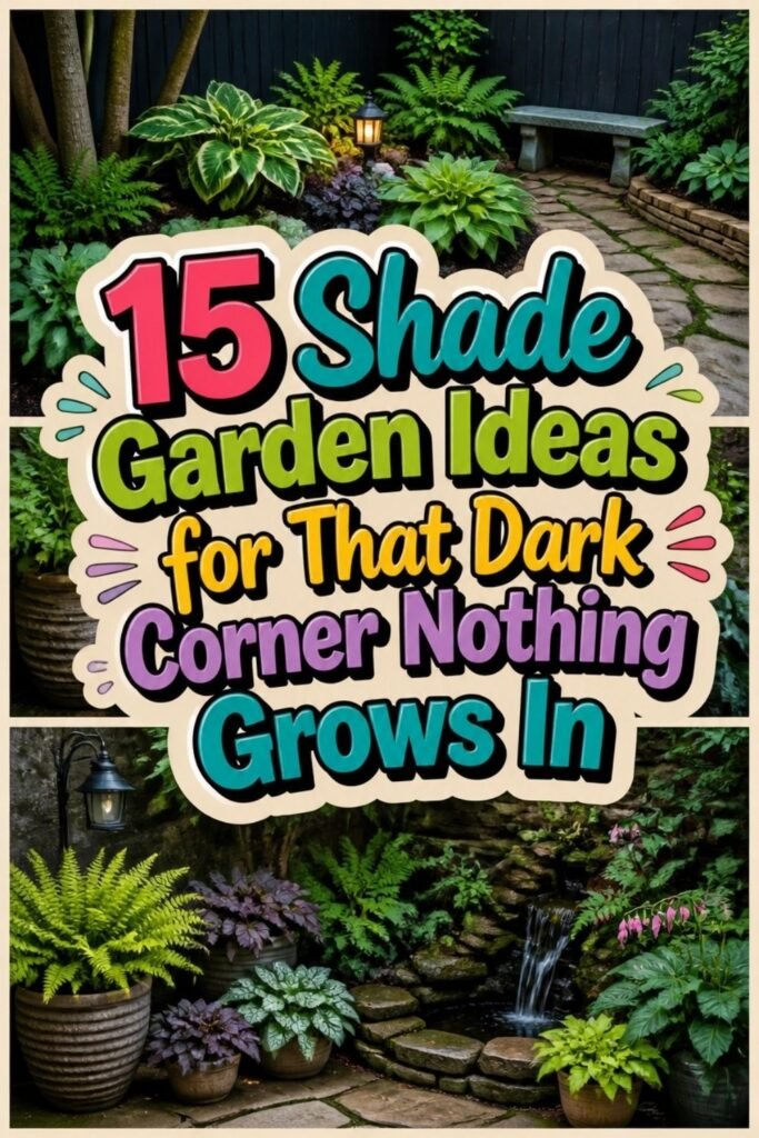 15 Shade Garden Ideas for That Dark Corner Nothing Grows In