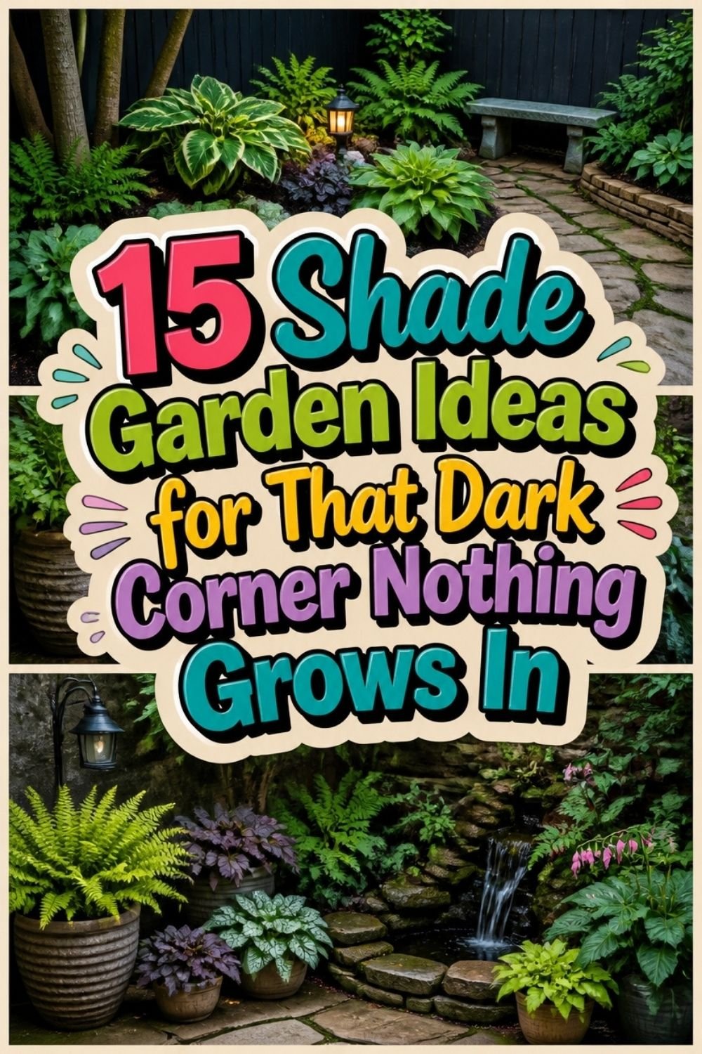 15 Shade Garden Ideas for That Dark Corner Nothing Grows In