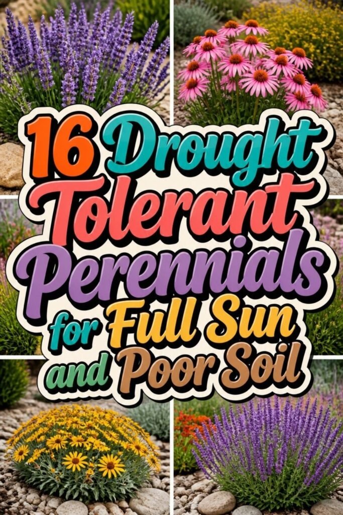 16 Drought Tolerant Perennials for Full Sun and Poor Soil