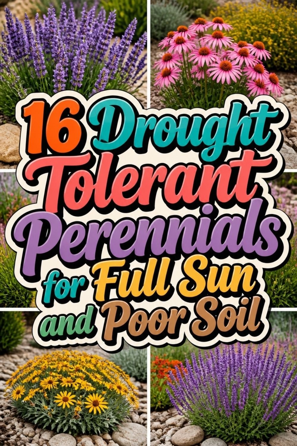 16 Drought Tolerant Perennials for Full Sun and Poor Soil
