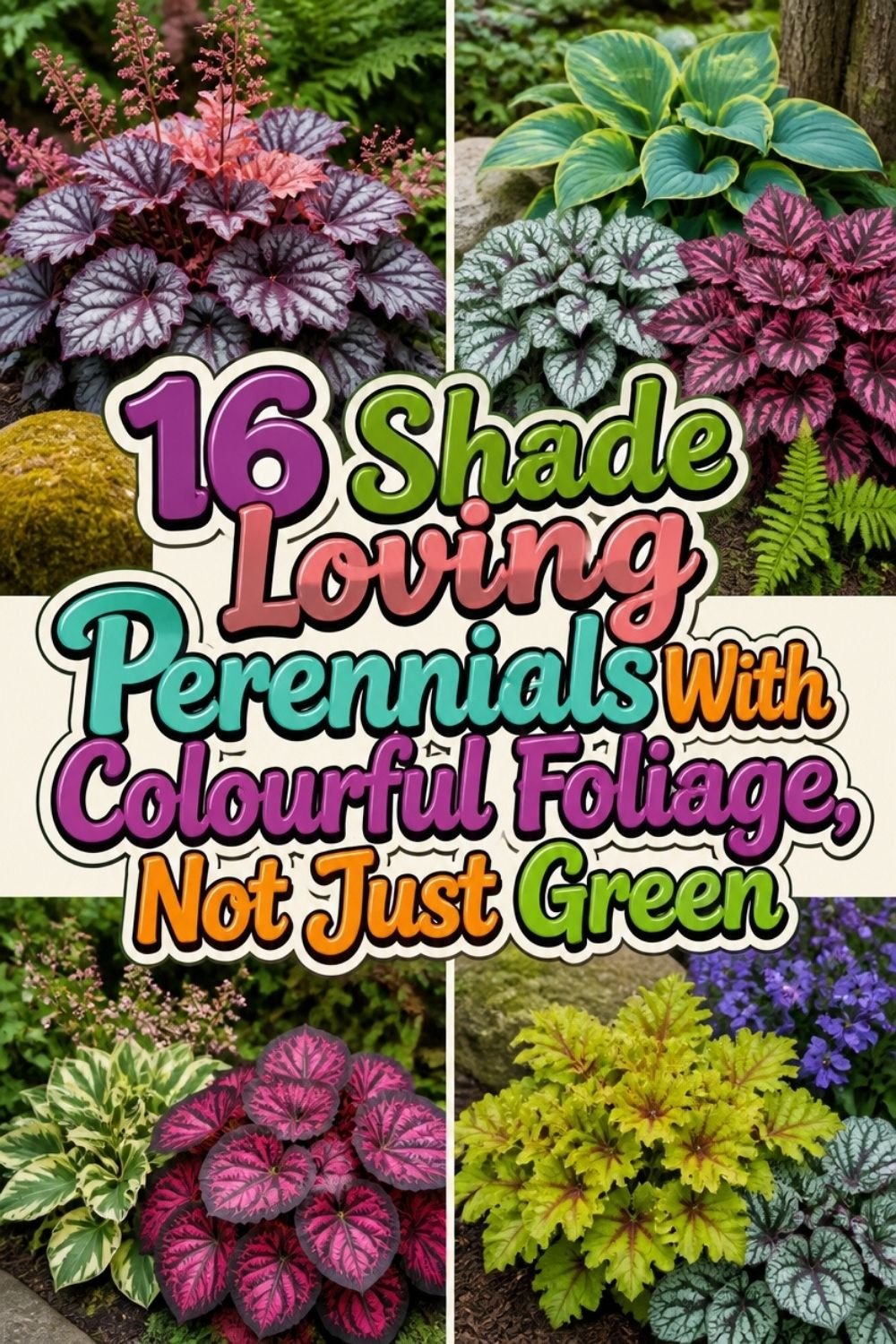 16 Shade Loving Perennials With Colourful Foliage, Not Just Green