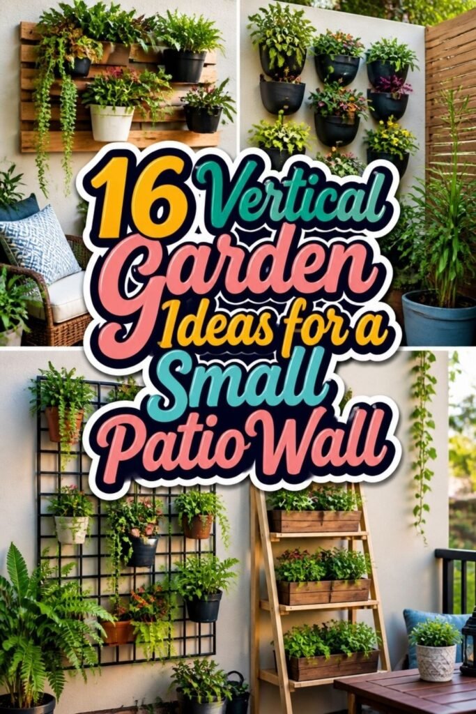16 Vertical Garden Ideas for a Small Patio Wall