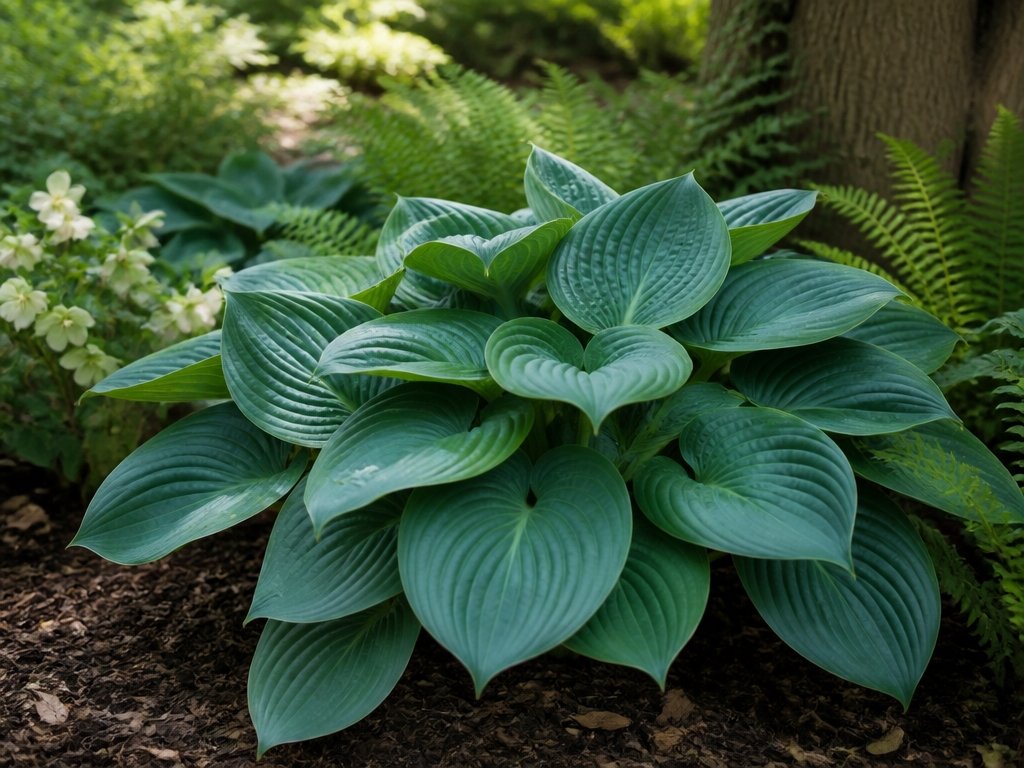 bold shade loving structural plants