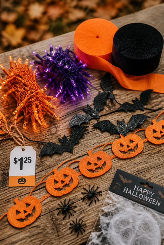budget friendly halloween decorations