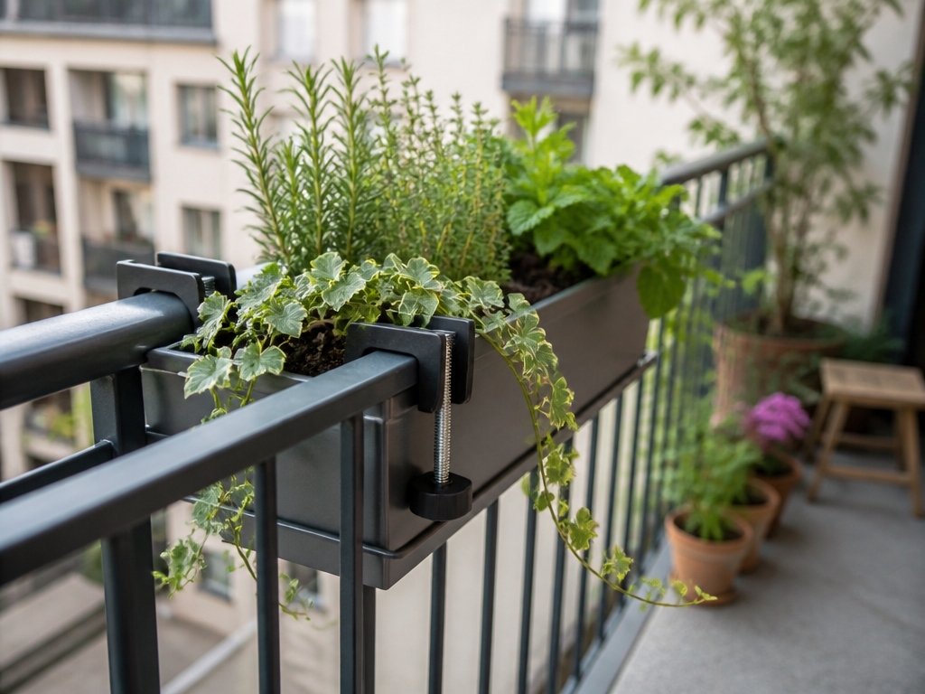 clamp style window box holders