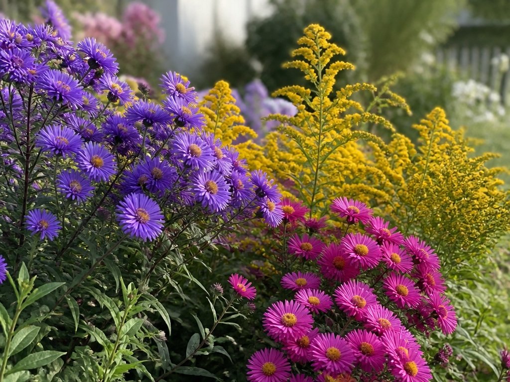 colorful autumn pollinator favorites