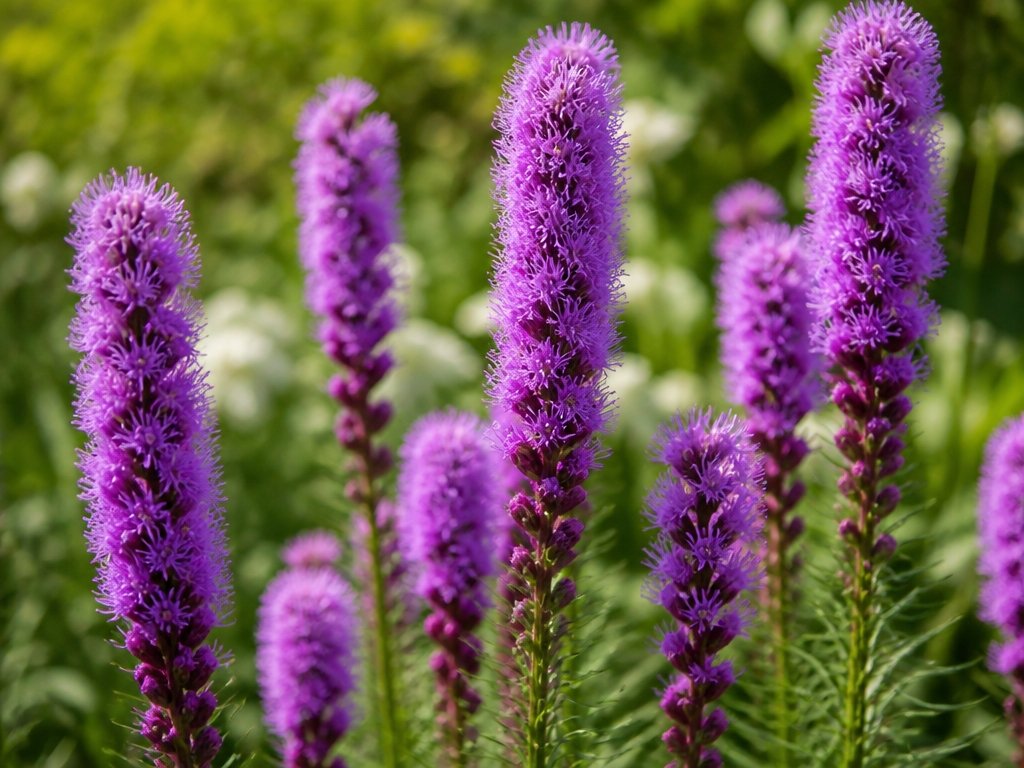 colorful spikes attract butterflies