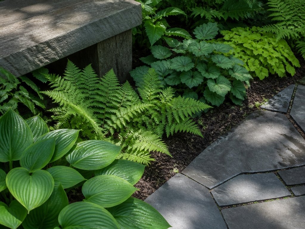 complementary hardscape for shade