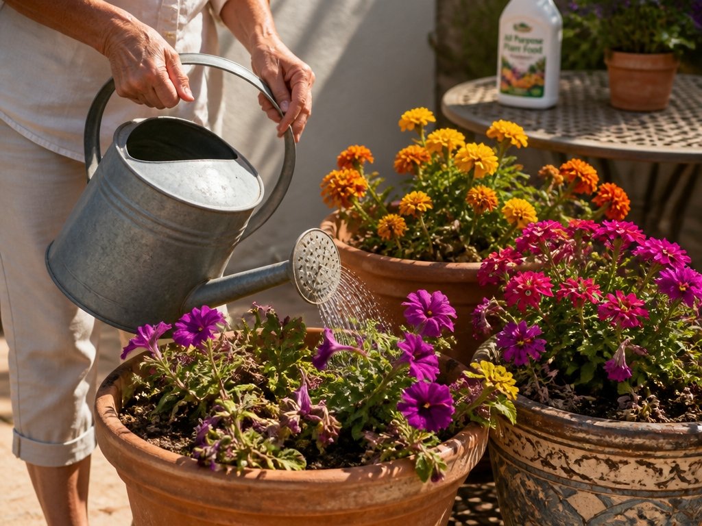 consistent watering and feeding