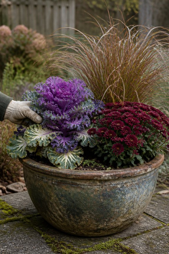 contrasting plant textures enhance