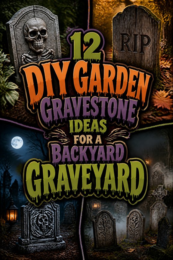 creative backyard gravestone designs