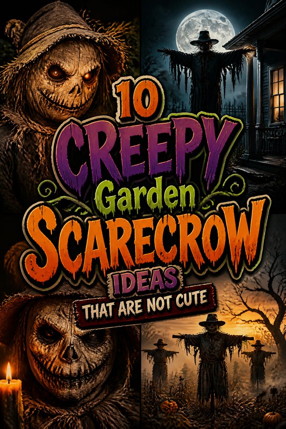 creepy eerie scarecrow designs