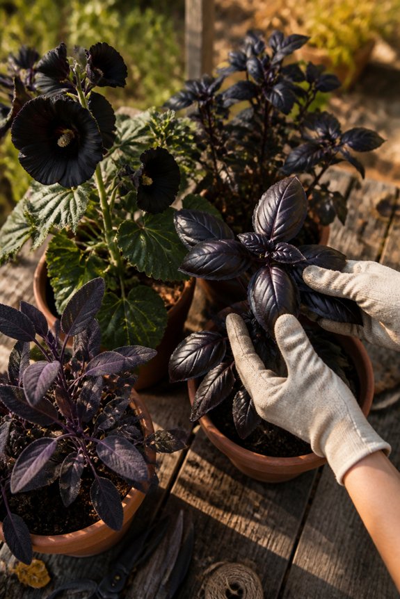 dark herbs for aesthetics