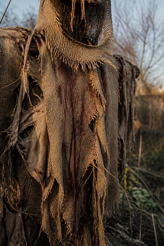decomposed scarecrow materials enhance creepiness