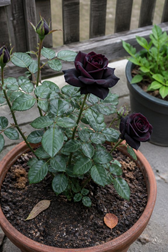 deeply colored fragrant blooms