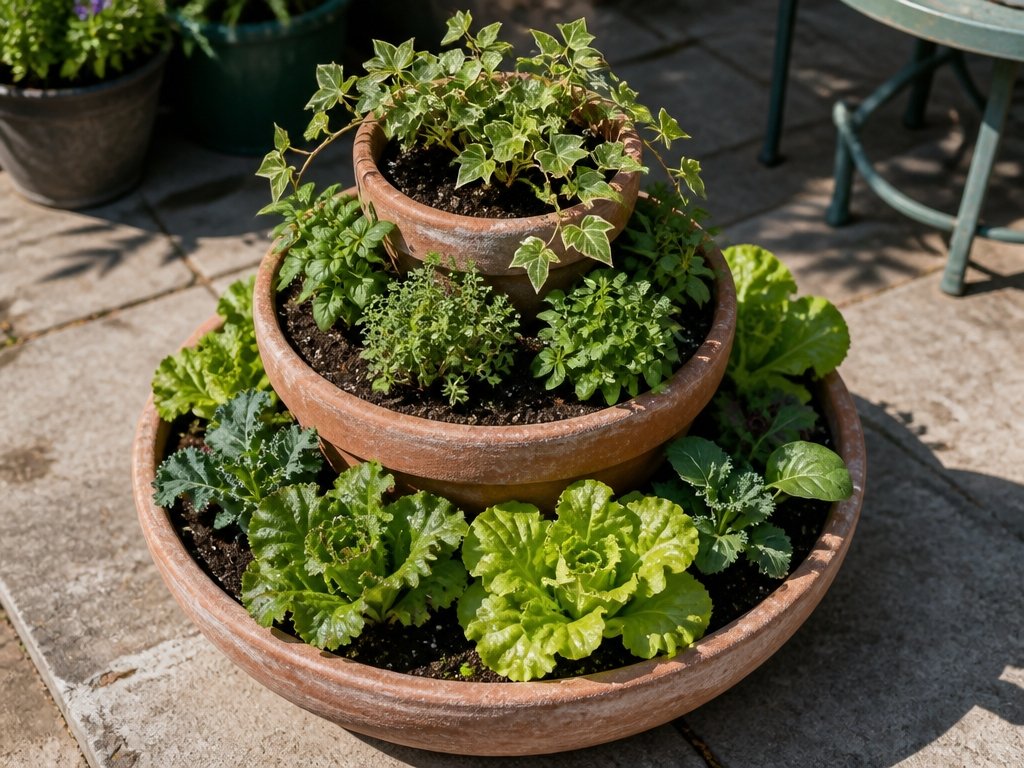descending pots for gardening